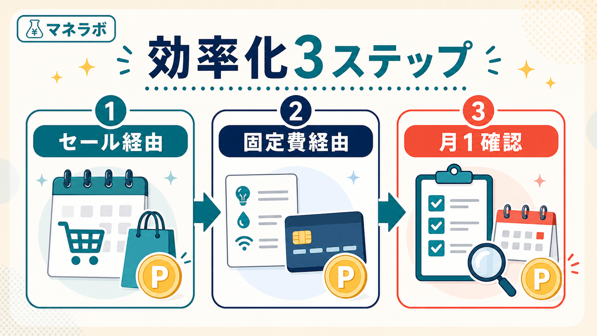 会社員が効率よく貯める3ステップ(楽天セール経由→ふるさと納税→カード発行)