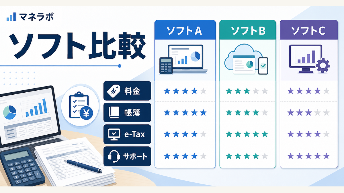 確定申告ソフト比較 - 有料と無料の違い