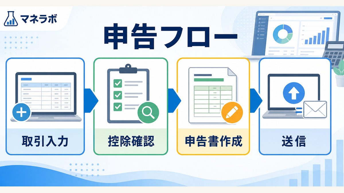 確定申告ソフト選びの3ステップ