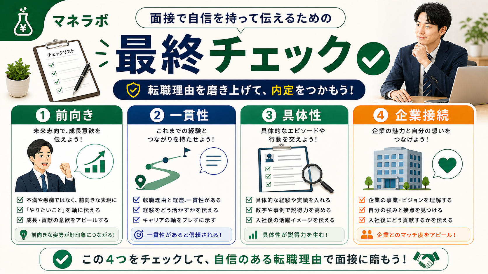 転職理由の3つのよくある失敗と対処法