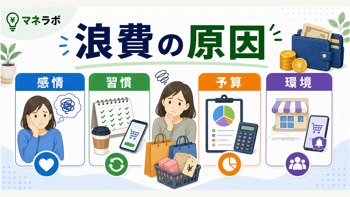 浪費の3つの心理パターンと対応する行動改善策