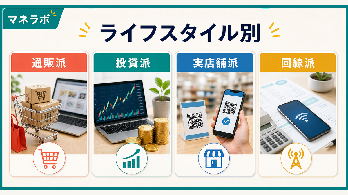 ライフスタイル別ポイント経済圏おすすめ早見表