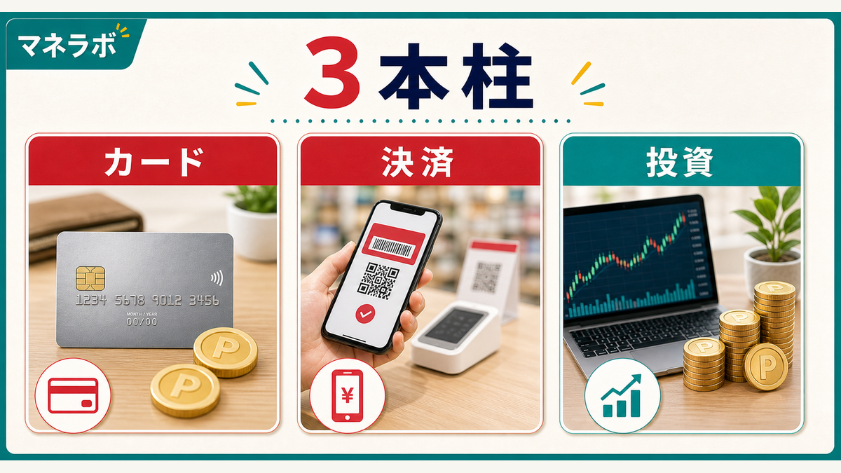 dポイント経済圏の3本柱（dカード・d払い・dポイント投資）