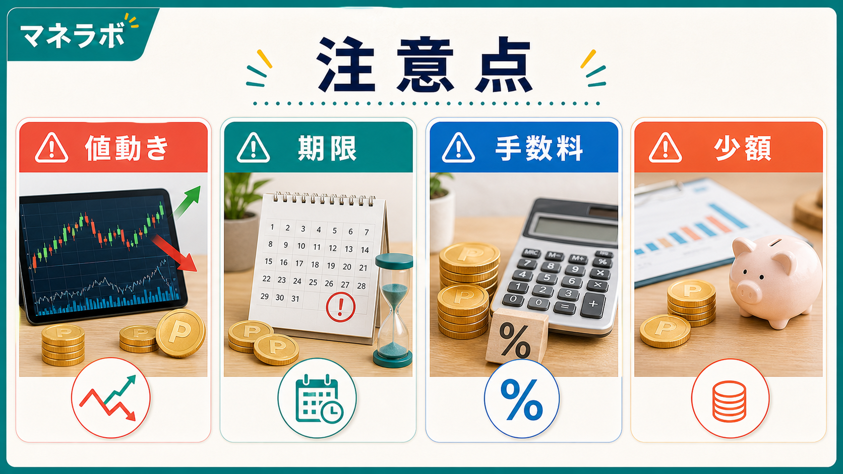 ポイント投資のリスクと注意点