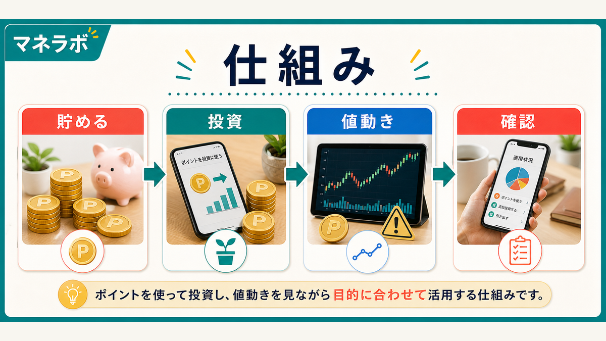 ポイント投資の仕組み