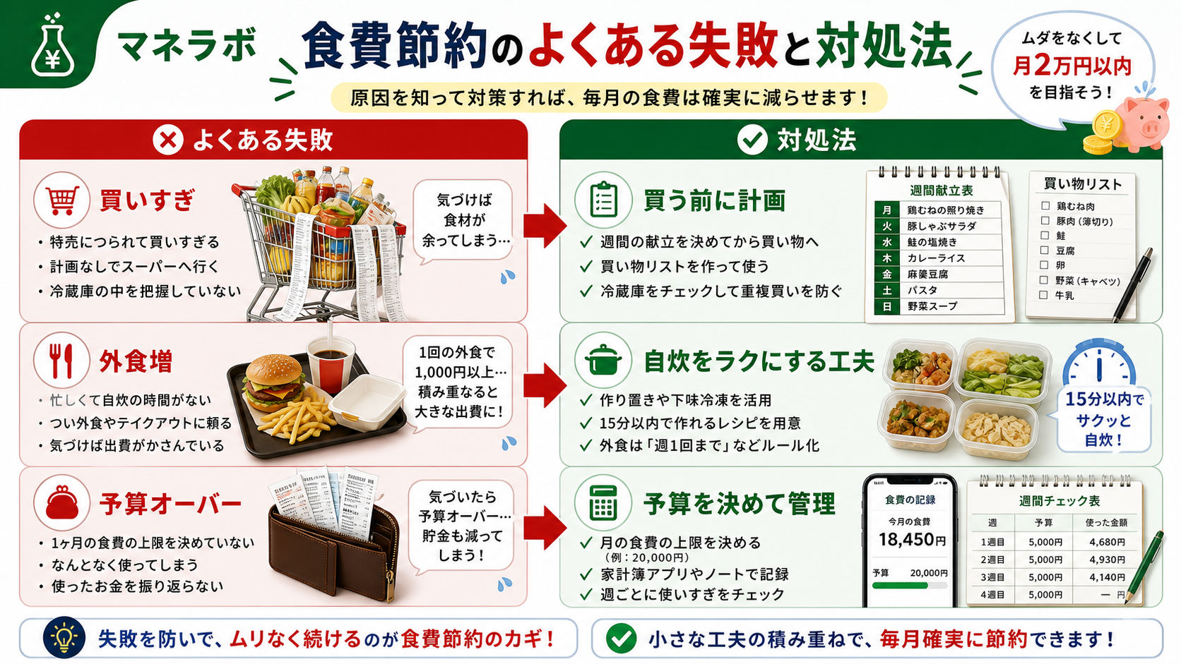 よくある失敗と対処法