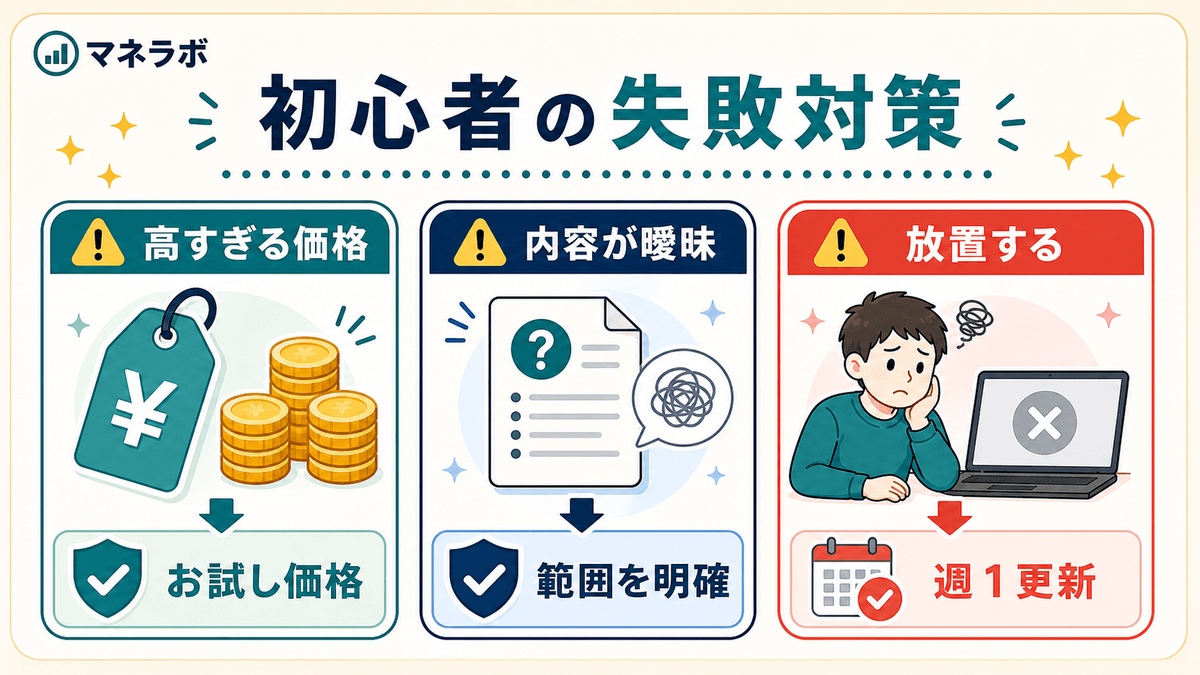 ココナラ初心者の失敗パターンと対処法