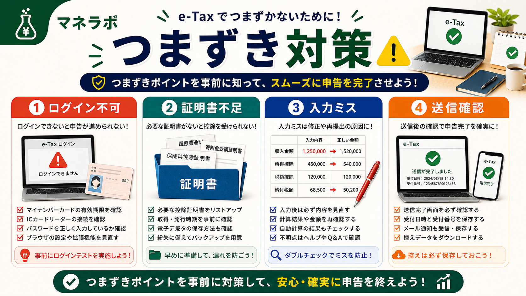 つまずき対策チェックリスト