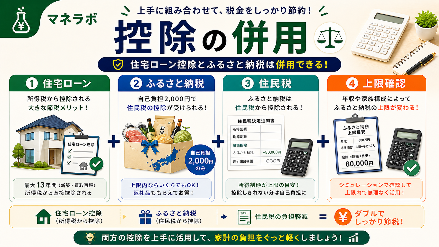住宅ローン控除の対象条件比較